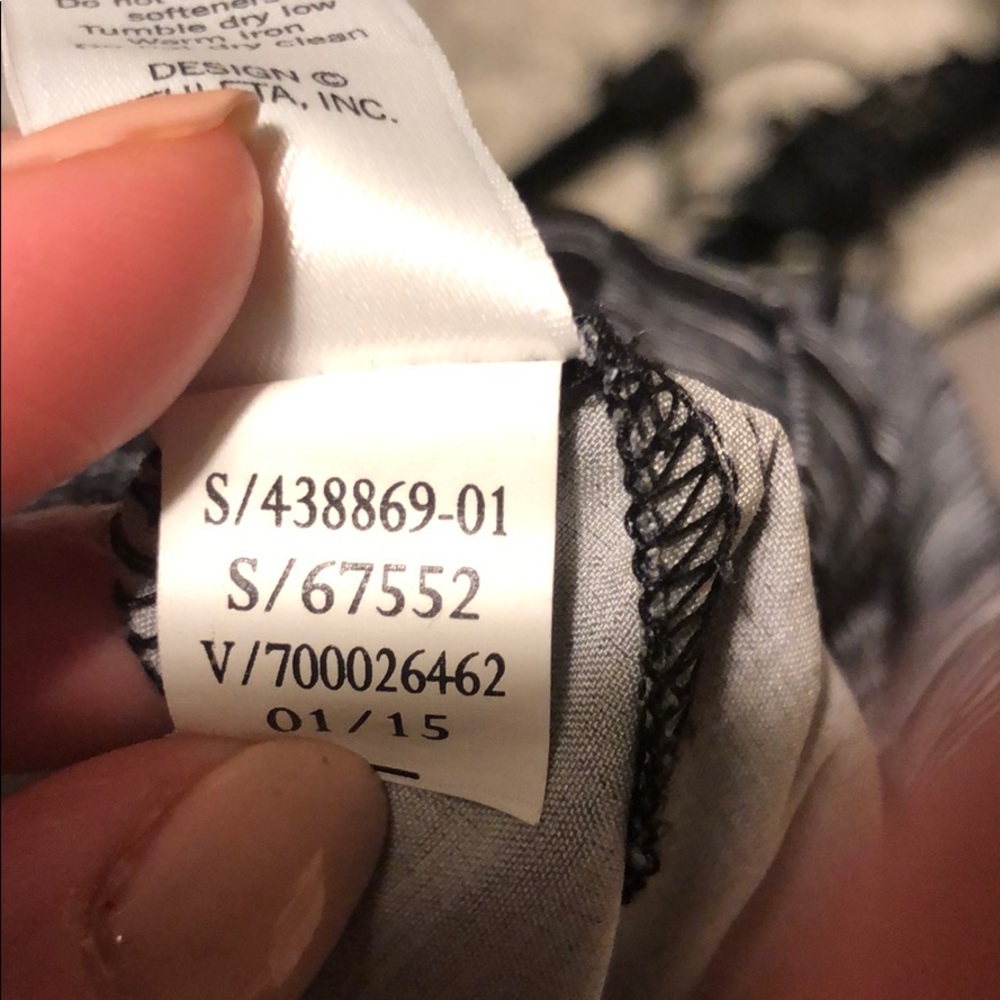 Athleta Ariel pants size 6 black and white - Picture 8 of 8